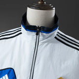 Real Madrid Windbreaker 2025/26 White Football Kit - PalmSportss