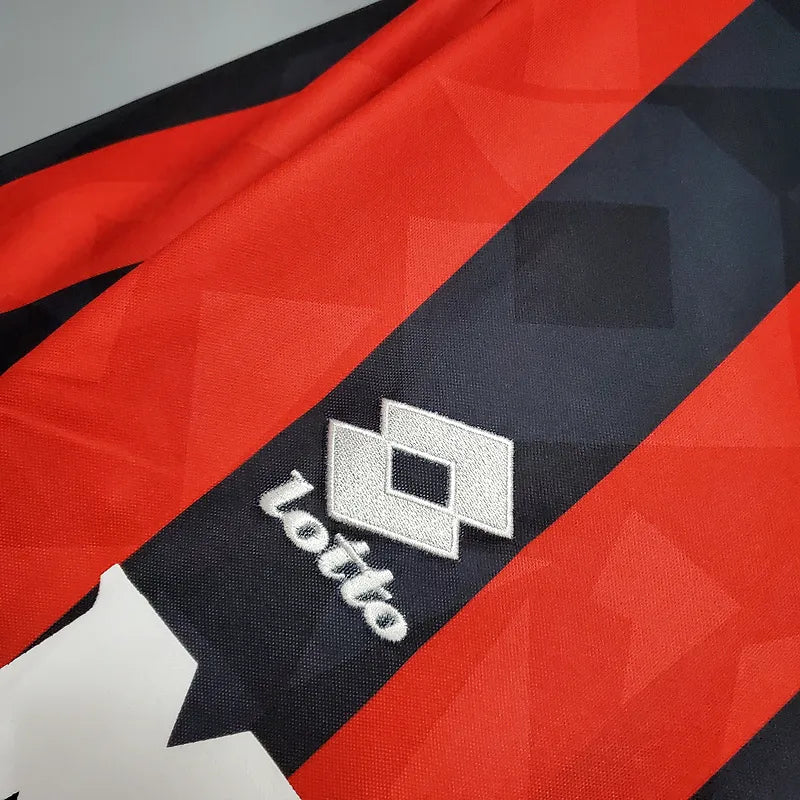 AC Milan Retro Jersey 1993/94 Home Football Jersey Soccer Shirt