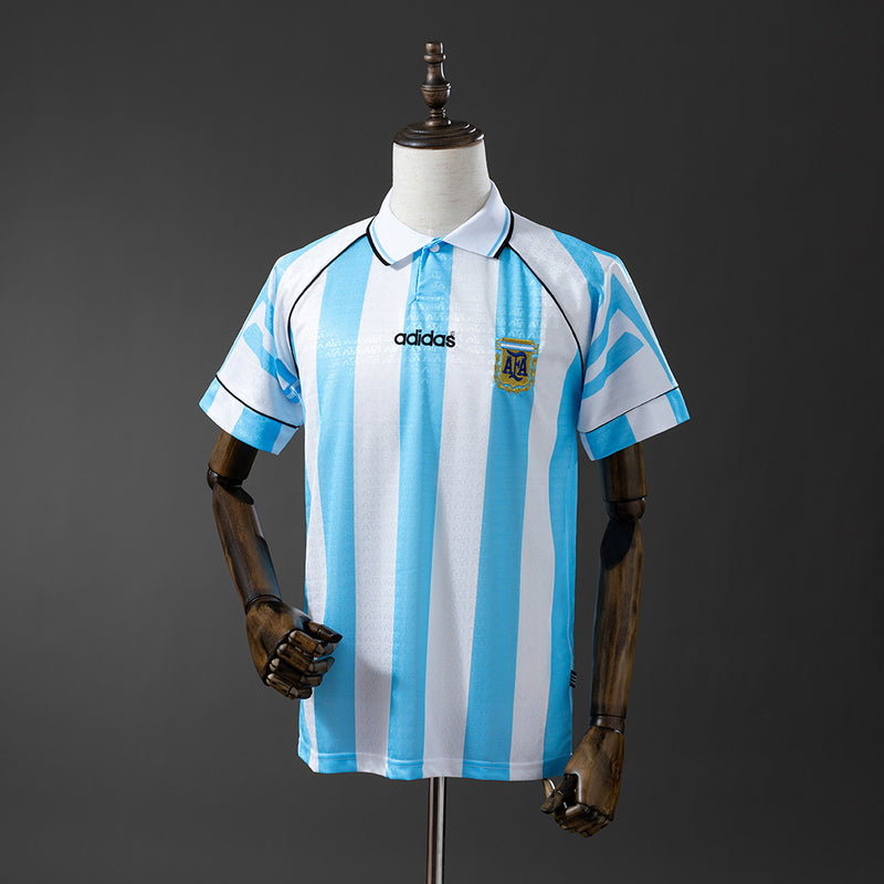 Argentina Jersey 1996 Home Retro Kit