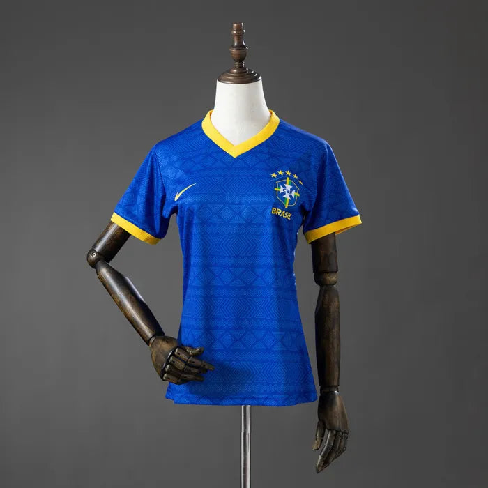 Women Brazil Home Jersey 2026 World Cup Special Football Kit Soccer Shirt