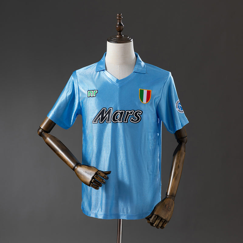 Napoli Jersey 1990-91 Home Retro Football Kit
