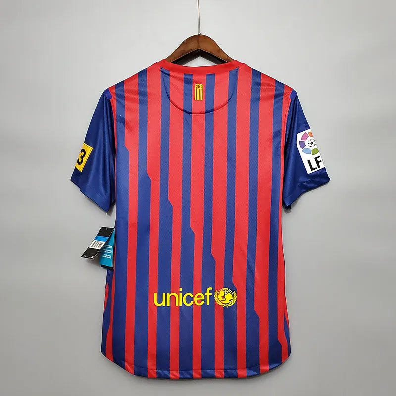 Barcelona Retro Jersey 2011/12 Home Football Jersey Soccer Shirt