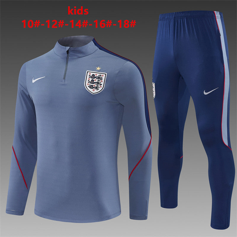 Kids England Training Tracksuits 2026 Football Kit Soccer Jersey