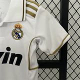 Retro Kids Real Madrid Home Jersey 11/12 - PalmSportss