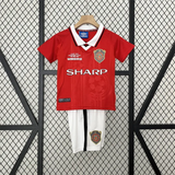 Retro Kids Manchester United Home Jersey 99/00 - PalmSportss