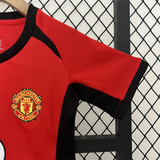 Retro Kids Manchester United Home Jersey 02/04 - PalmSportss