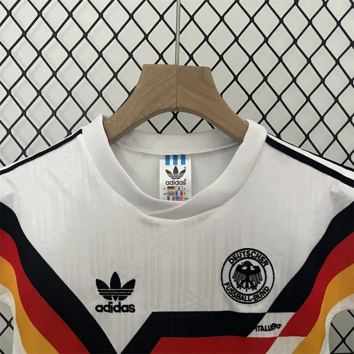 Camiseta retro de local de Alemania para niños de 1990
