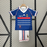 Retro Kids France Home Jersey 1998 - PalmSportss