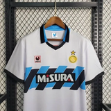 Inter Milan Jersey Away Kit 90/91 Retro Football Team Soccer Shirt My Store