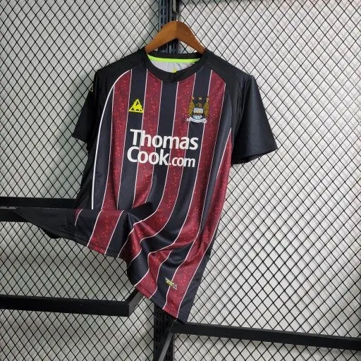 Camiseta de visitante del Manchester City 08/09, camiseta retro del equipo de fútbol
