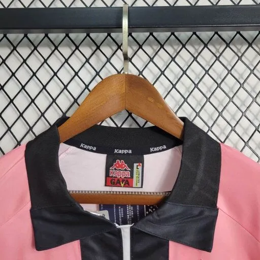 Camiseta de fútbol retro de manga larga para visitante de la Juventus 1997/98