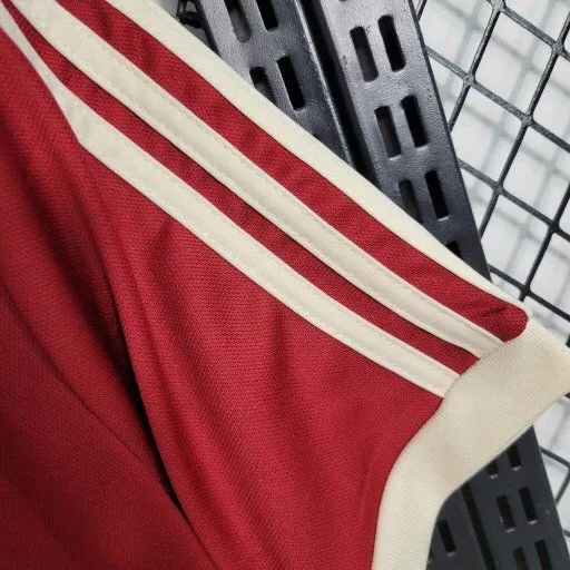 Camiseta de fútbol retro del equipo de fútbol de México, kit de local, 1985