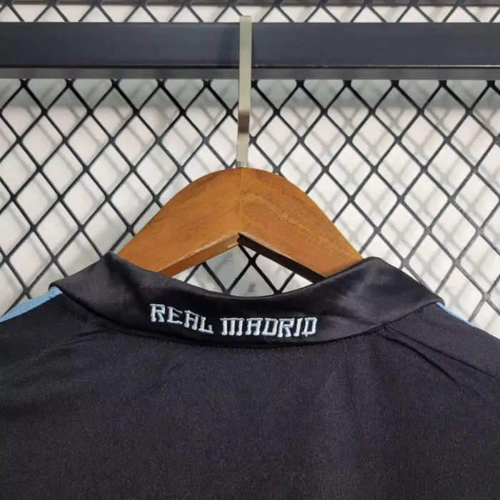 Camiseta de fútbol del Real Madrid de visitante 08/09, camiseta retro del equipo de fútbol