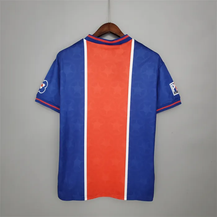 Camiseta de fútbol retro del equipo de fútbol Paris PSG Home Kit 1995/96