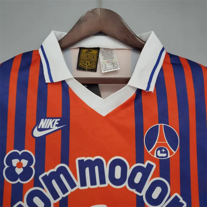 Camiseta de fútbol retro del equipo de fútbol Paris PSG Home Kit 1992/93