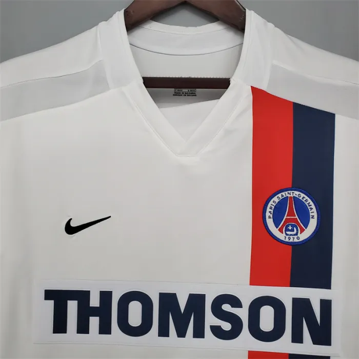 Camiseta de visitante del PSG de París 2002/03, camiseta retro de fútbol