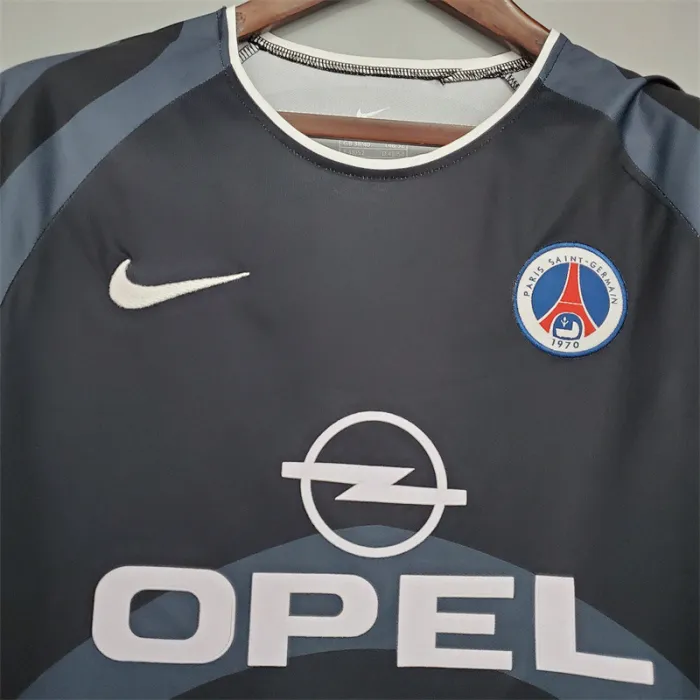 Camiseta del PSG de París, tercera equipación 2001/02, camiseta retro de fútbol