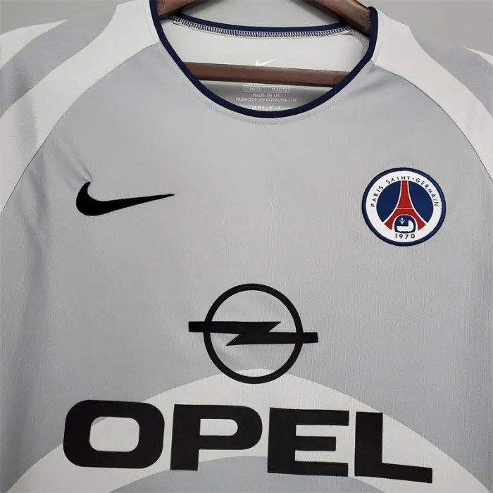 Camiseta de visitante del PSG de París 2001/02, camiseta retro de fútbol