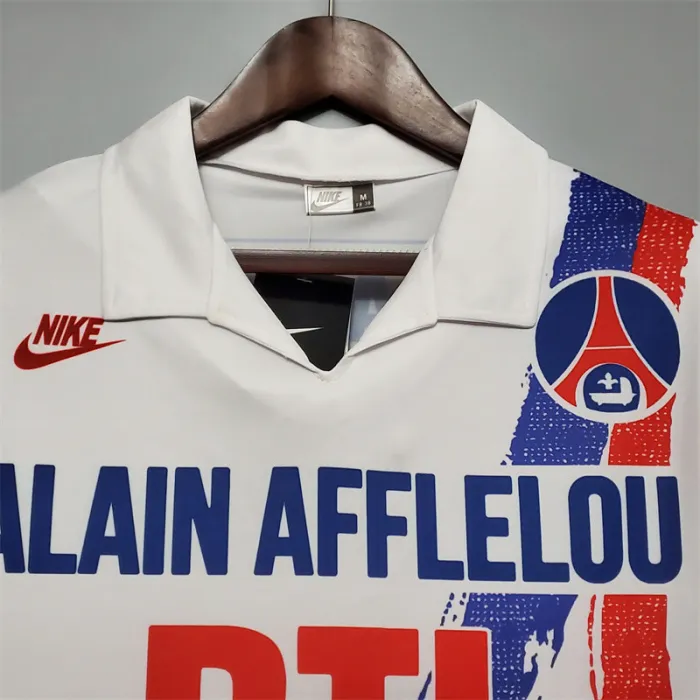 Camiseta de fútbol retro del equipo de fútbol Paris PSG Home Kit 1990/92