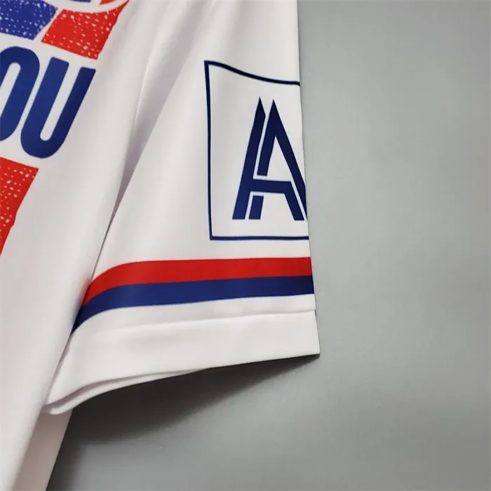 Camiseta de fútbol retro del equipo de fútbol Paris PSG Home Kit 1990/92