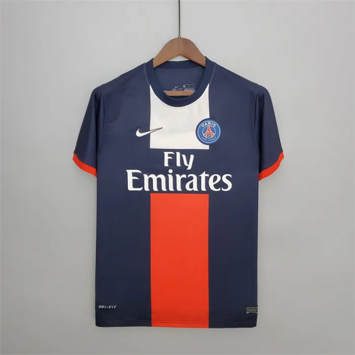 Camiseta de fútbol retro del equipo de fútbol Paris PSG Home Kit 2013/14
