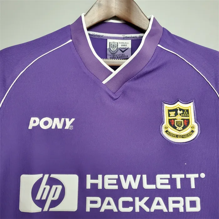 Camiseta de visitante del Tottenham Hotspur 1998, camiseta retro del equipo de fútbol