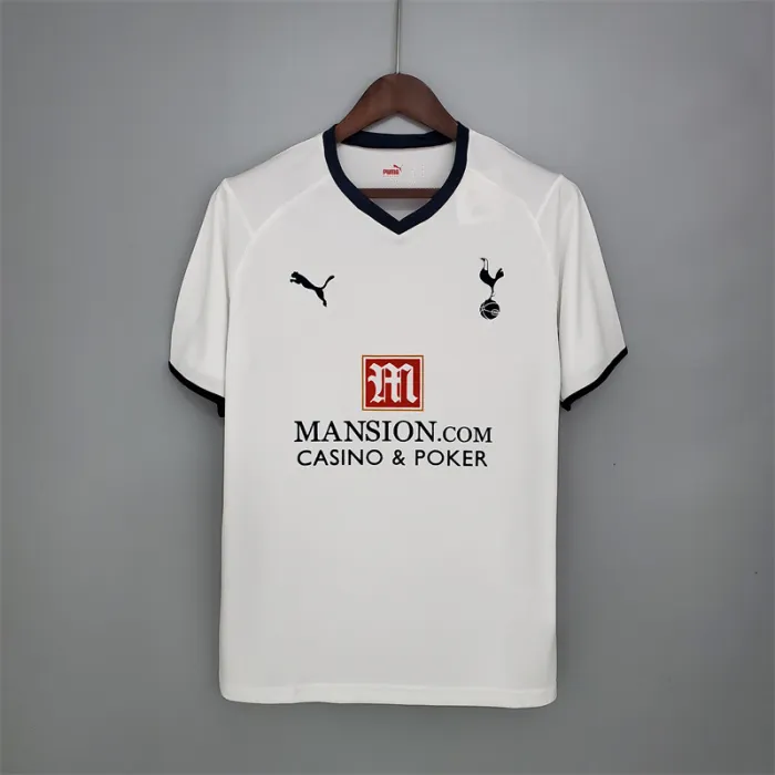 Tottenham Hotspur Jersey Home Kit 2008/09 Retro Football Team Soccer Shirt