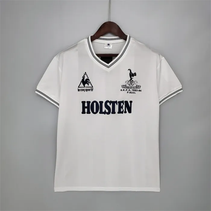 Camiseta de fútbol retro del Tottenham Hotspur, equipo local, 1983/84