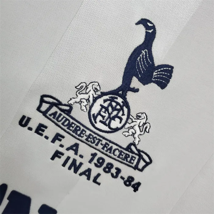 Camiseta de fútbol retro del Tottenham Hotspur, equipo local, 1983/84