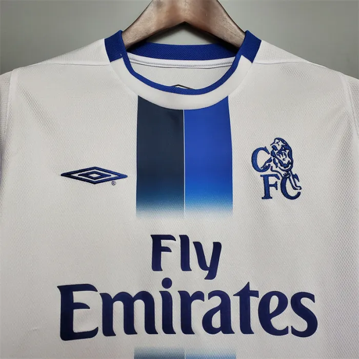 Chelsea Jersey Away Kit 2003/05 Retro Long Sleeves Football Team Soccer Shirt