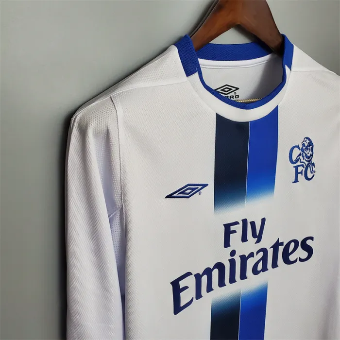 Chelsea Jersey Away Kit 2003/05 Retro Long Sleeves Football Team Soccer Shirt