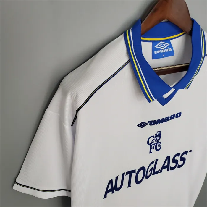 Chelsea Jersey Away Kit 1998/00 Retro Football Team Soccer Shirt