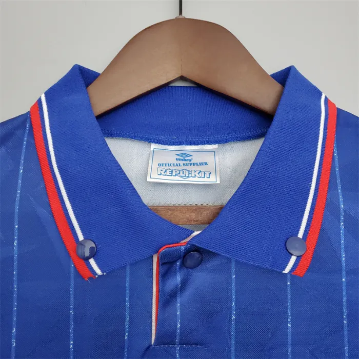 Camiseta de fútbol retro del equipo de fútbol del Chelsea Jersey Home Kit 1989/1991