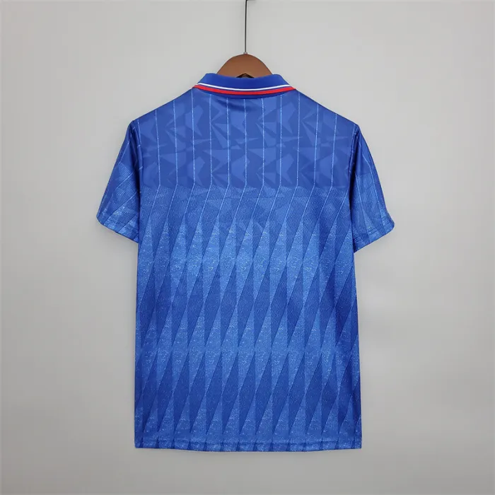 Camiseta de fútbol retro del equipo de fútbol del Chelsea Jersey Home Kit 1989/1991