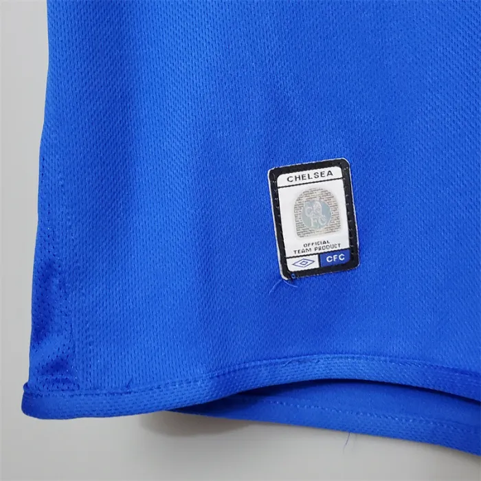 Camiseta de fútbol retro del Chelsea Jersey Home Kit 2003/05