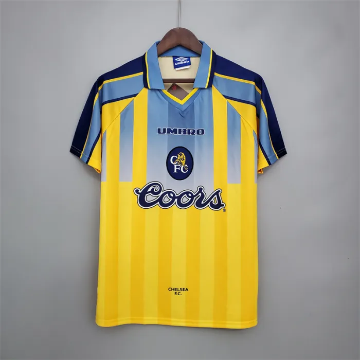 Camiseta de visitante del Chelsea 1995/97, camiseta retro del equipo de fútbol