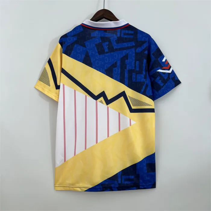 Camiseta de fútbol retro del equipo de fútbol Chelsea Jersey Home Kit 1990