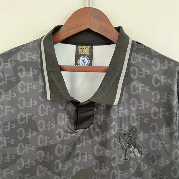 Camiseta de fútbol retro del equipo de fútbol Chelsea Jersey de visitante 1990