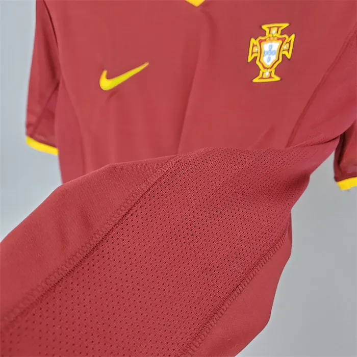 Camiseta de visitante de Portugal 2000, camiseta retro de fútbol