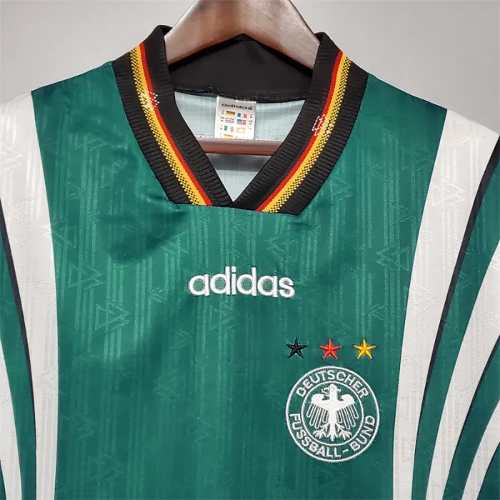Germany Jersey Away Kit 1996 Retro Football Team Soccer Shirt