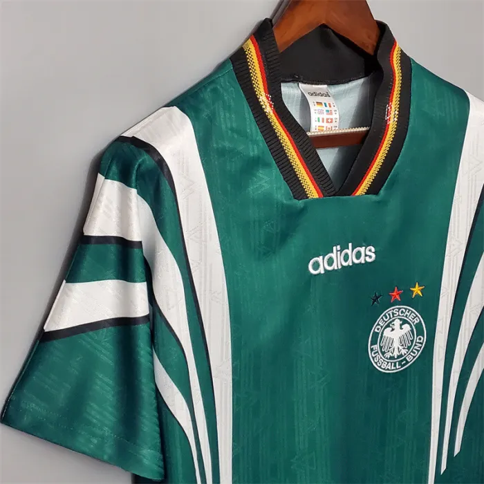 Germany Jersey Away Kit 1996 Retro Football Team Soccer Shirt