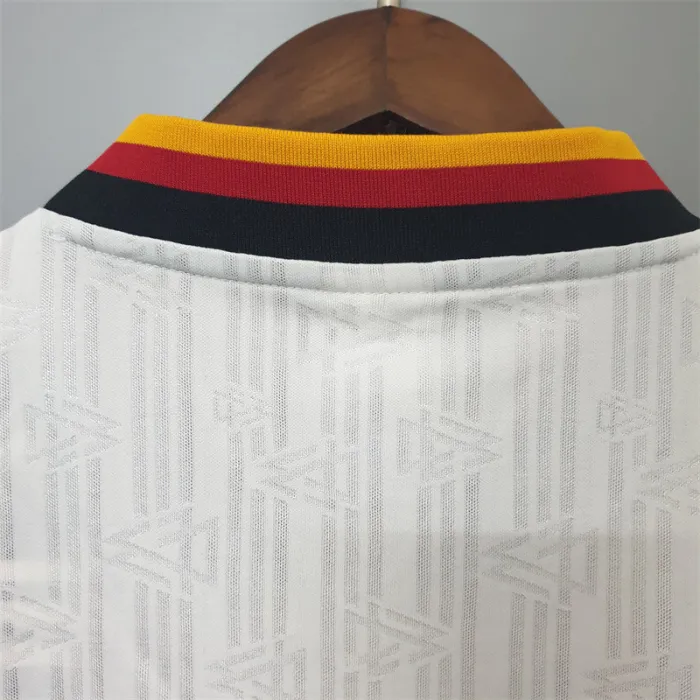 Camiseta de fútbol retro del equipo de fútbol de Alemania, kit de local, 1994