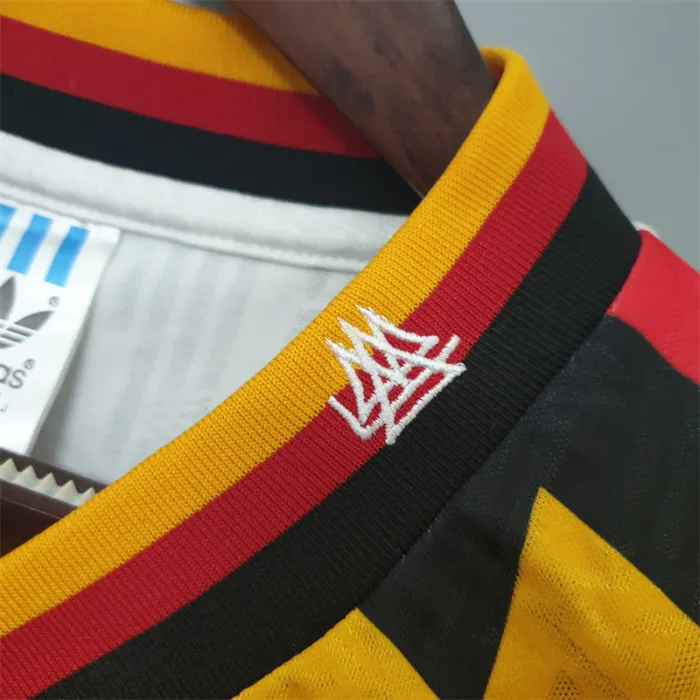 Camiseta de fútbol retro del equipo de fútbol de Alemania, kit de local, 1994