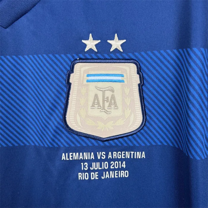 Argentina Jersey Away Kit 2014 Retro Football Team Soccer Shirt