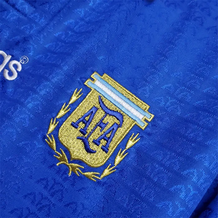 Camiseta de visitante de Argentina 1994, camiseta retro de fútbol