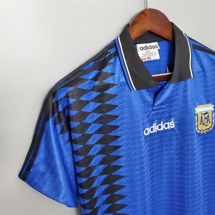 Camiseta de visitante de Argentina 1994, camiseta retro de fútbol