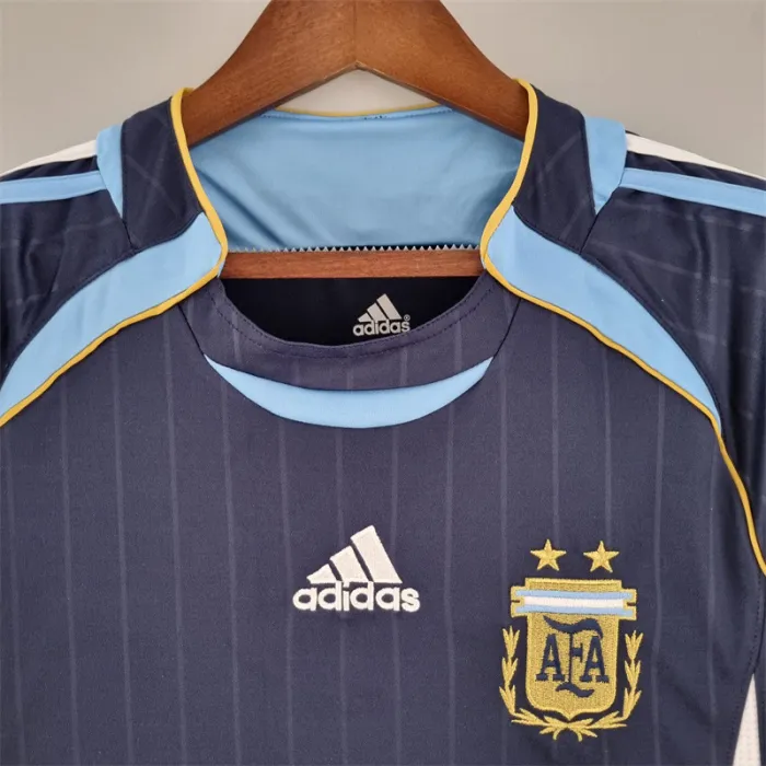 Argentina Jersey Away Kit 2006 Retro Football Team Soccer Shirt