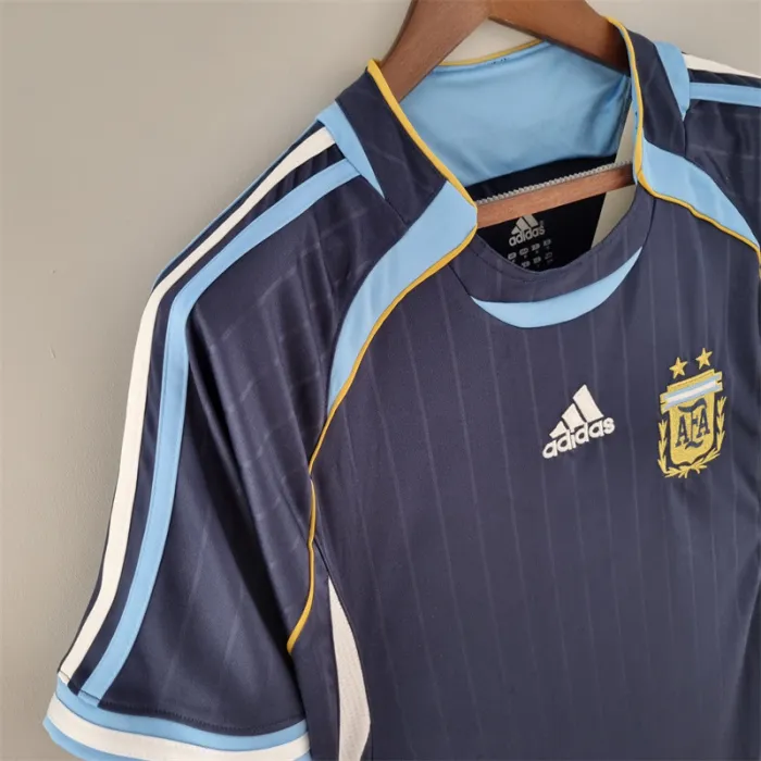 Argentina Jersey Away Kit 2006 Retro Football Team Soccer Shirt