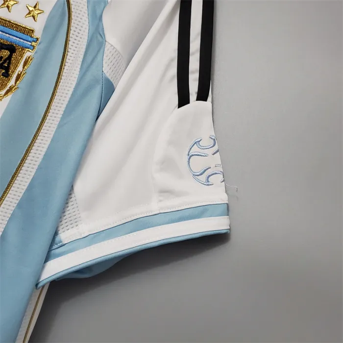 Argentina Jersey Home Kit 2006 Retro Football Team Soccer Shirt