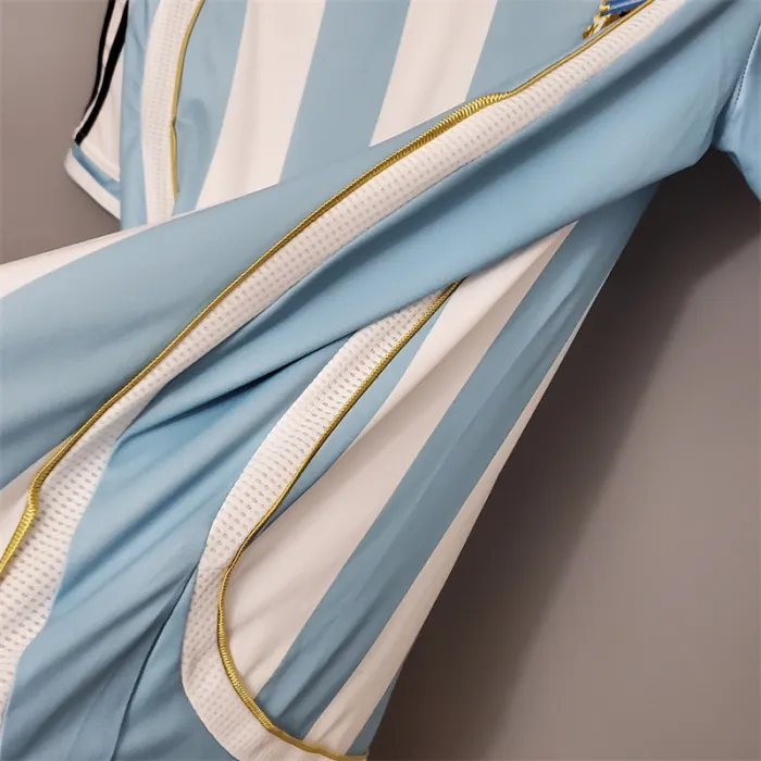 Argentina Jersey Home Kit 2006 Retro Football Team Soccer Shirt